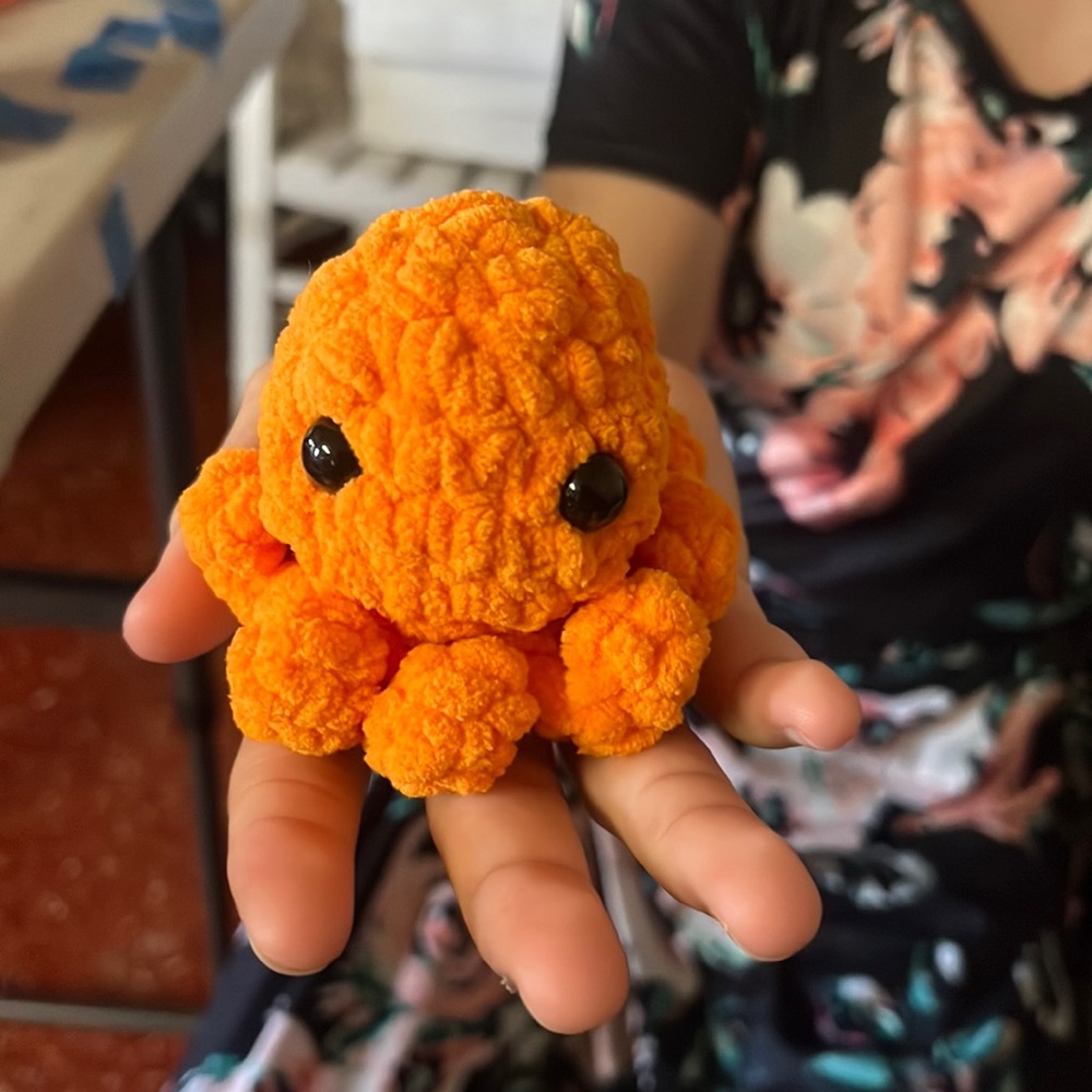 Orange Chubby Octopus